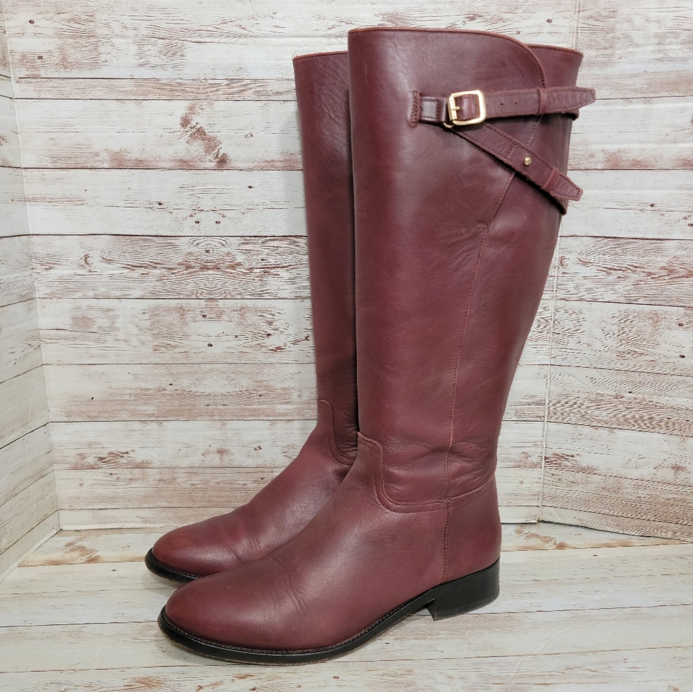 Boden Burgundy Riding Boots